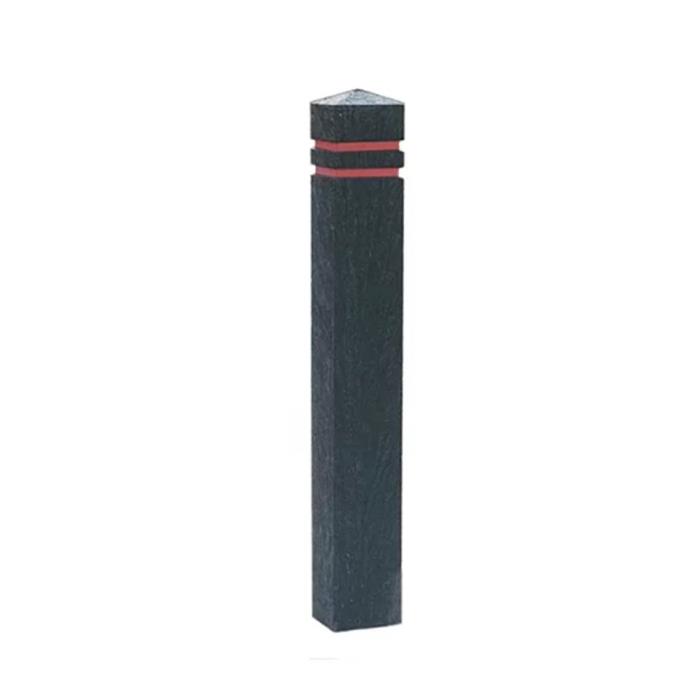 Plaswood® Square Bollard with Chamfered Top and Banded